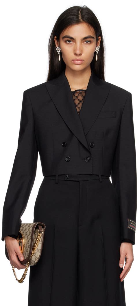 gucci blazer black